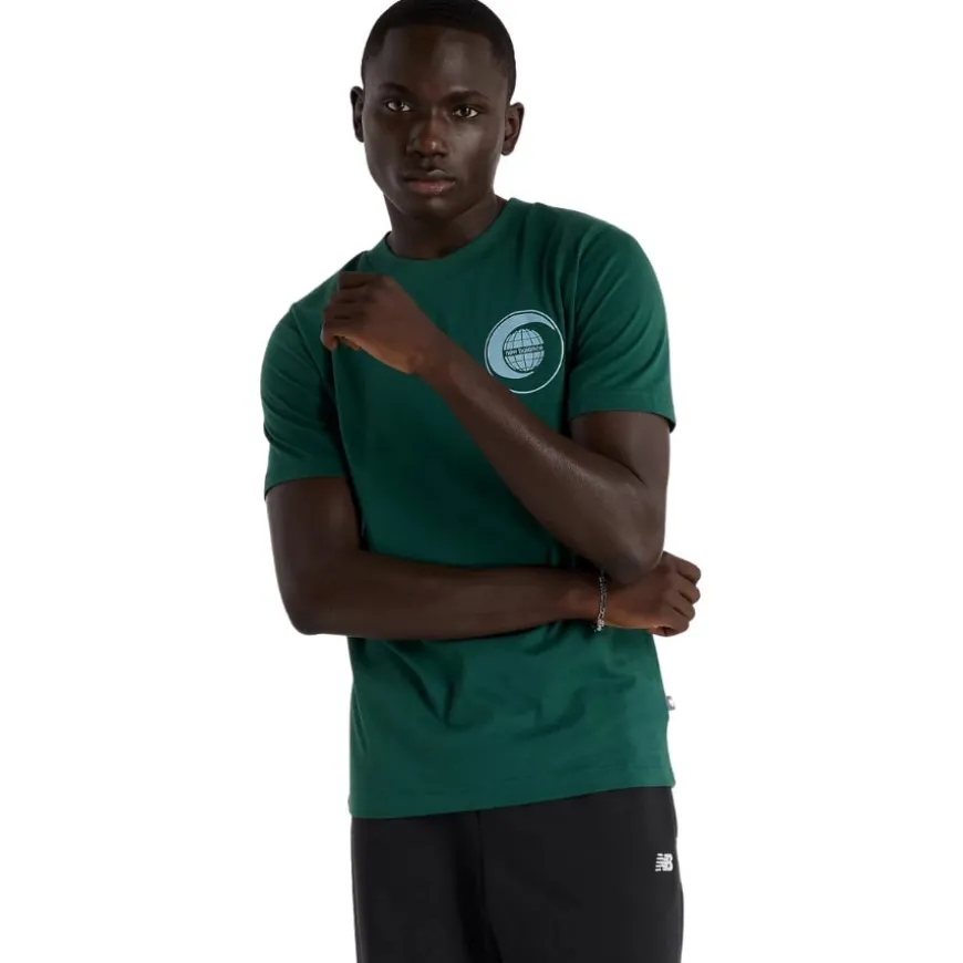 Camisetas manga corta New balance Globe T-Shirt