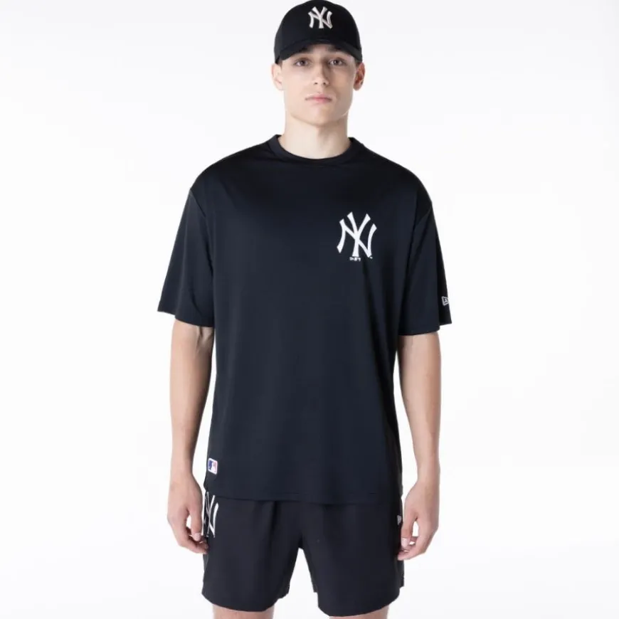 Camisetas manga corta New era League Essentials Teenew York Yankees Blk