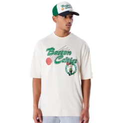 Camisetas manga corta New era Nba Script Os Tee Boston Celtics Ltcblk