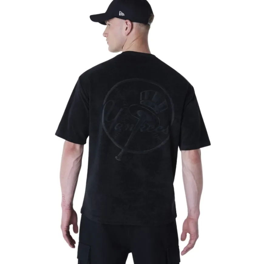 Camisetas manga corta New era Mlb Towelling Os Teenew York Yankees Blk
