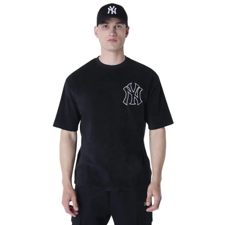 Camisetas manga corta New era Mlb Towelling Os Teenew York Yankees Blk