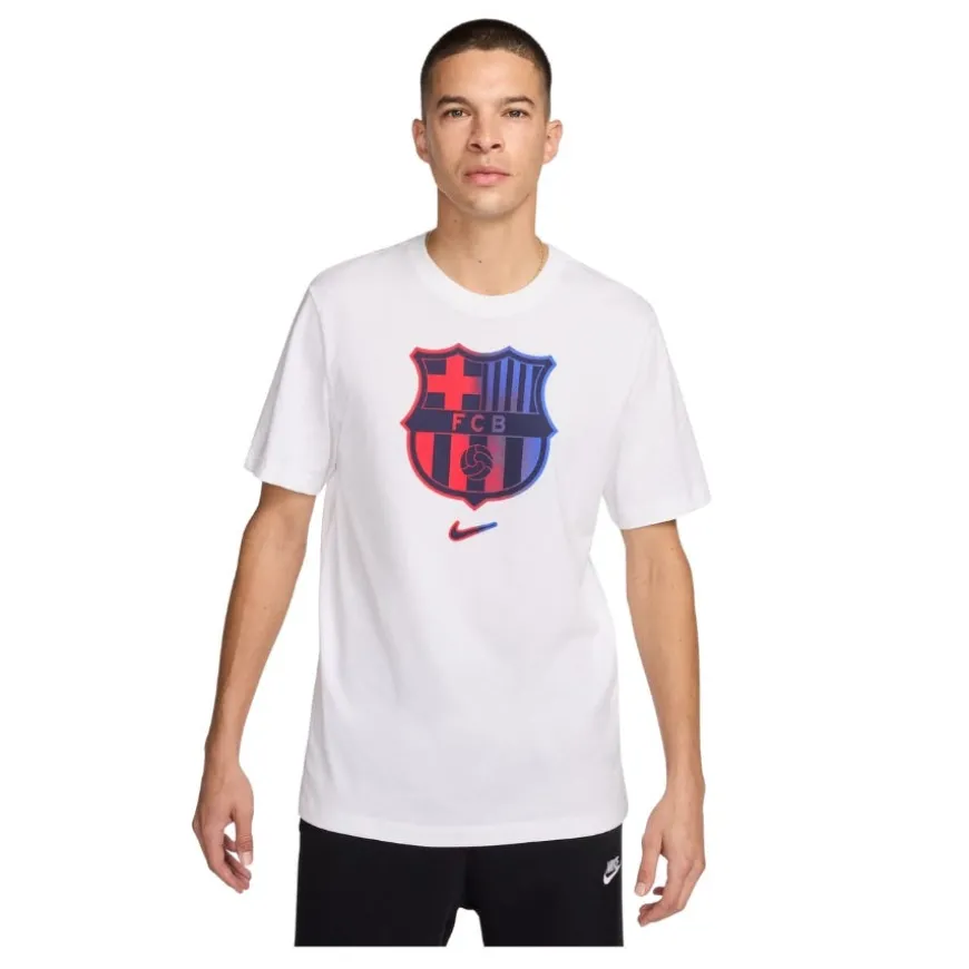Camisetas manga corta Nike Fcb M Nk Crest Tee