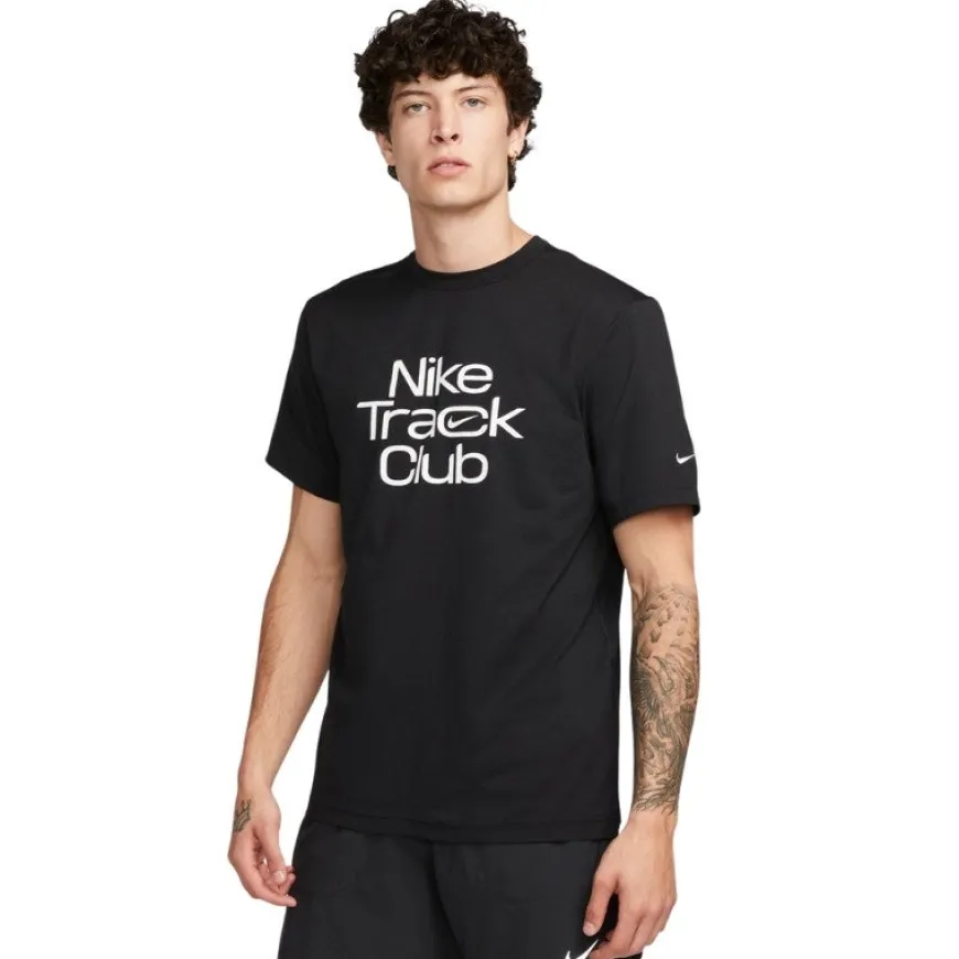 Camisetas manga corta Nike M Nk Df Track Club Hyverse Ss