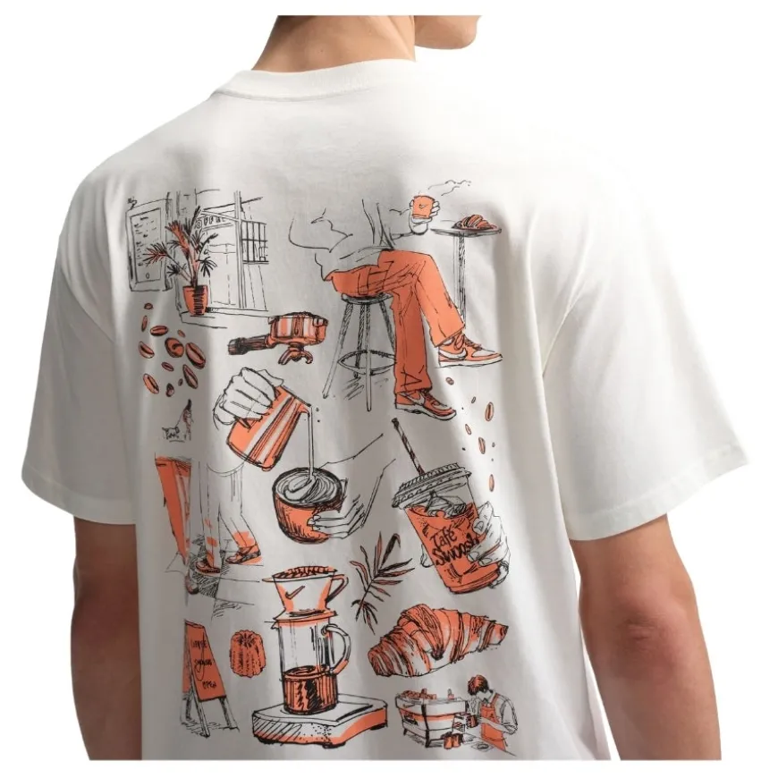 Camisetas manga corta Nike U Nsw Tee Lse Cafe Swoosh Illo