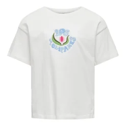 Camisetas manga corta Only kids Kogflower Maiken Crop S S Box Jrs