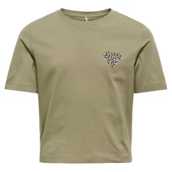 Camisetas manga corta Only kids Kogrex Leo Heart S S Top Jrs Noos