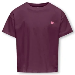 Camisetas manga corta Only kids Kogmaiken Life Cropheart Ss Top Jrs Noos TT