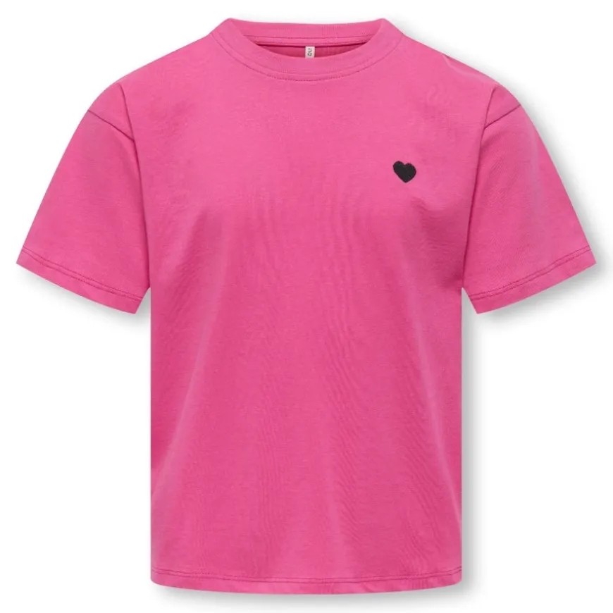 Camisetas manga corta Only kids N.U. Kogmaiken Life Cropheart Ss Top Jrs Noos TT