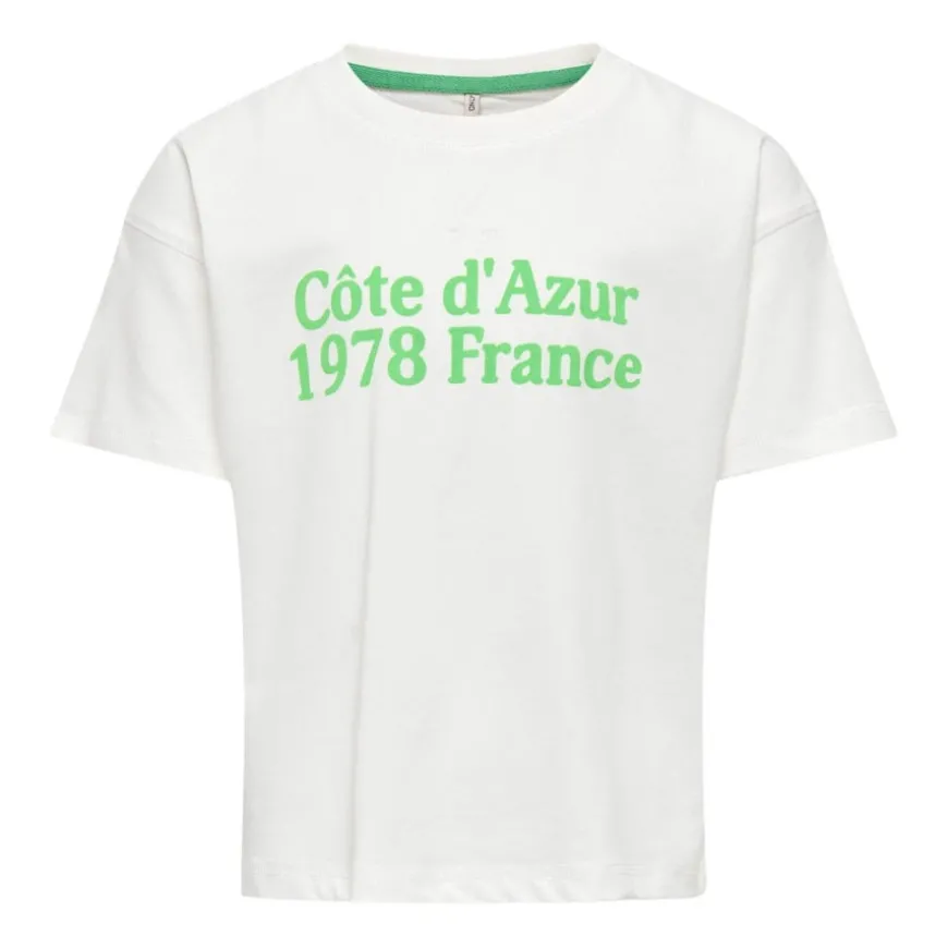 Camisetas manga corta Only kids Kogsinna Reg S S France Top Box Jr