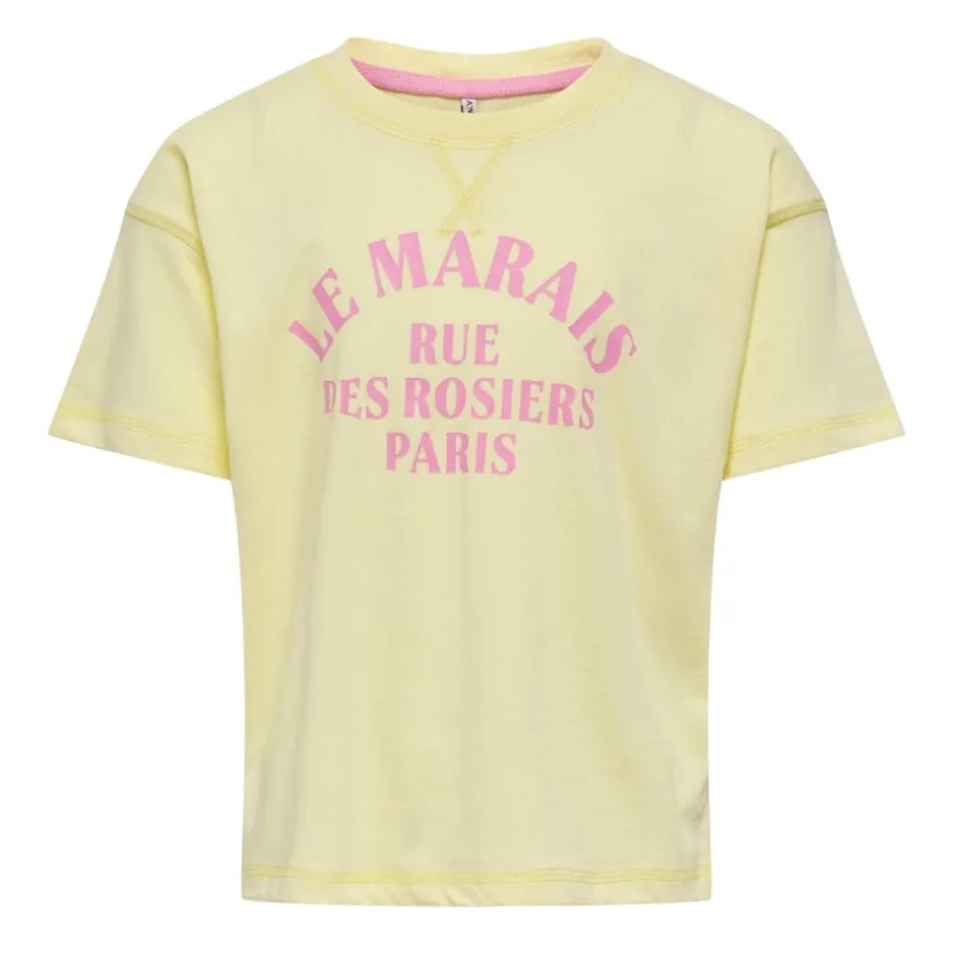 Camisetas manga corta Only kids Kogsinna Reg S S France Top Box Jr
