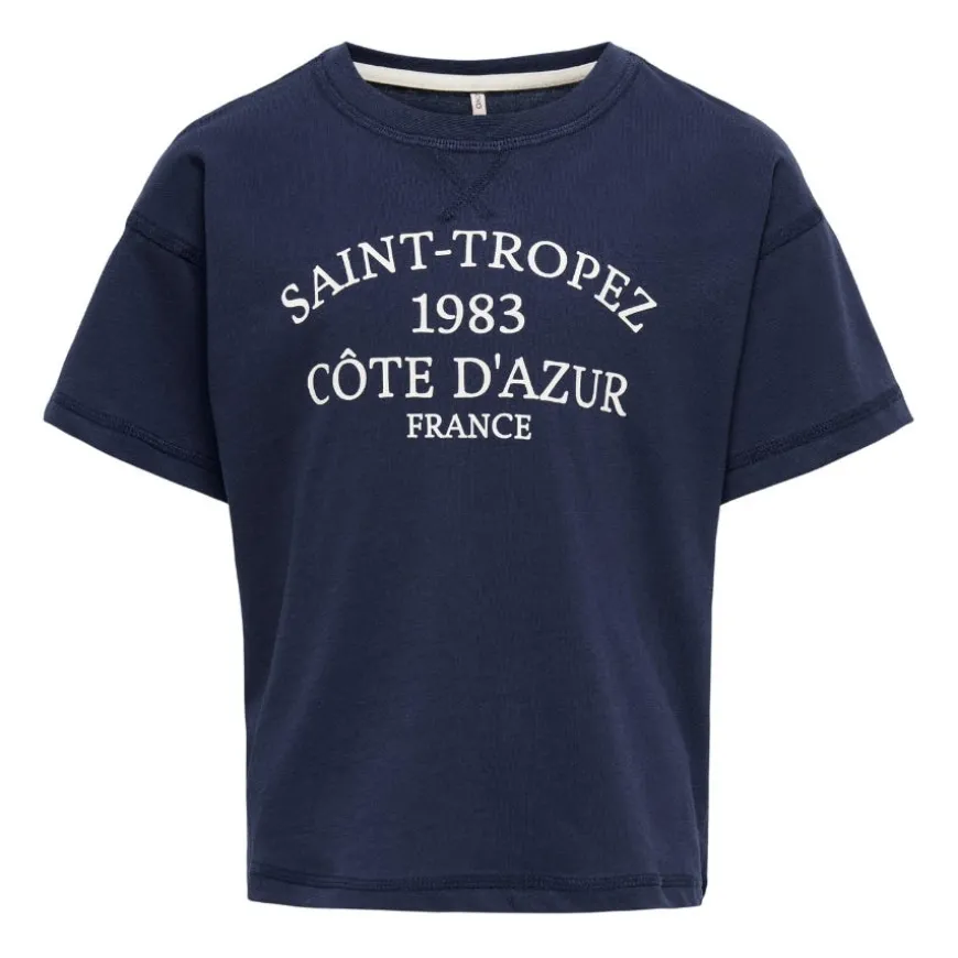 Camisetas manga corta Only kids Kogsinna Reg S S France Top Box Jr