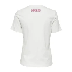 Camisetas manga corta Only Onlpeanuts Reg S S Haha Top Box Jrs