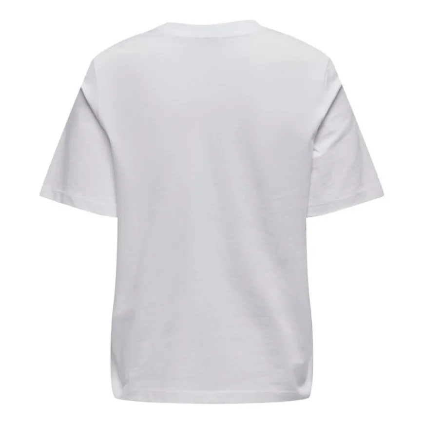 Camisetas manga corta Only Onlcelia Boxy S S Word Top Box Jrs