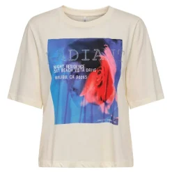 Camisetas manga corta Only Onlhavanna Life S S Vibe Top Box Jrs