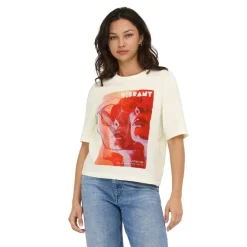 Camisetas manga corta Only Onlhavanna Life S S Vibe Top Box Jrs