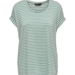 Camisetas manga corta Only Onlmoster Stripe S S O-Neck Top Jrs Noos