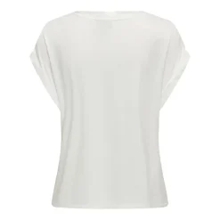 Camisetas manga corta Only Onllieke S S Satin Mix Top Wvn Noos