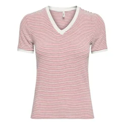 Camisetas manga corta Only Onltine S S V-Neck Reg Top Jrs