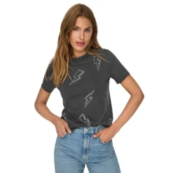 Camisetas manga corta Only Onlharper Life S S Top Box Jrs