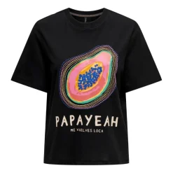Camisetas manga corta Only Onlblinis Life S S Fruit Top Box Jrs