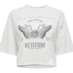 Camisetas manga corta Only Onlelise S S V-Neck Top Jrs Noos