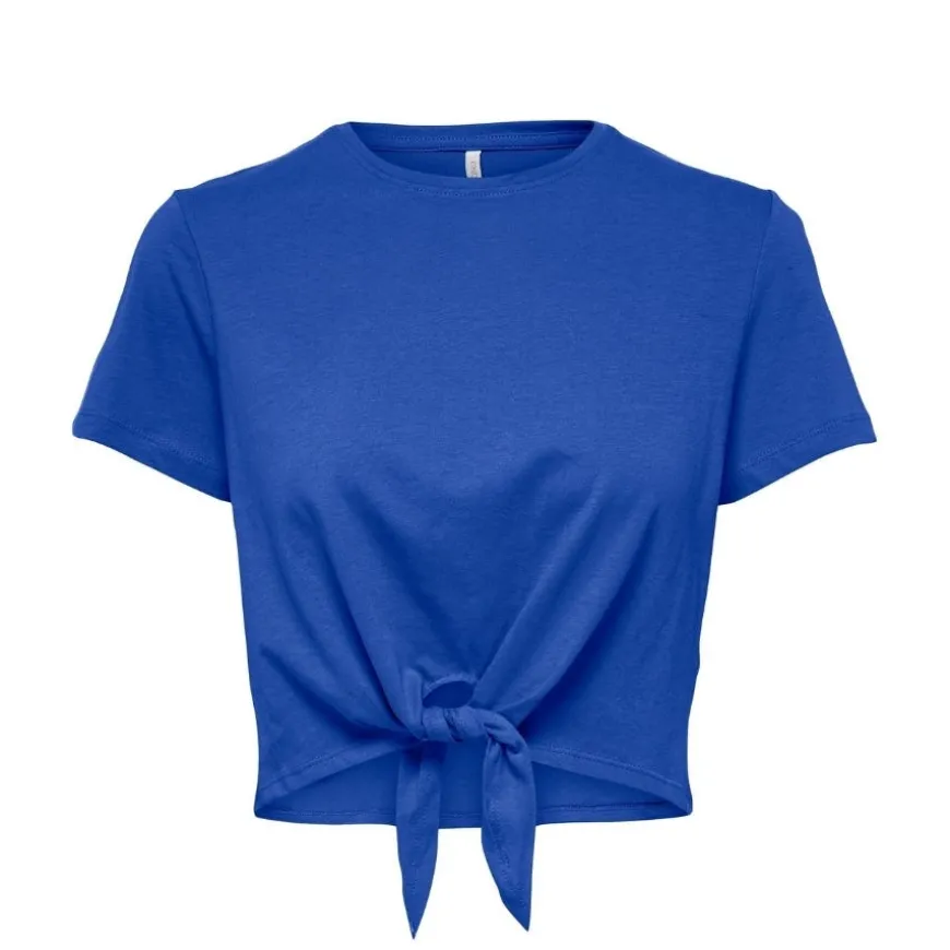 Camisetas manga corta Only Onlmay Life S S Short Knot Top Box Jrs