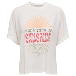 Camisetas manga corta Only Onlfree Life S S Fold Up Top Box Pri Jrs