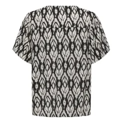 Camisetas manga corta Only Onlsusan S S V-Neck Top Wvn Noos