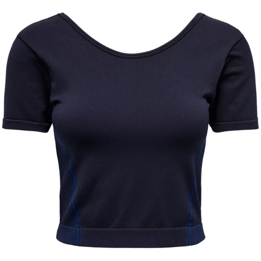 Camisetas manga corta Only play Onpkay Ss Crop Seam Top