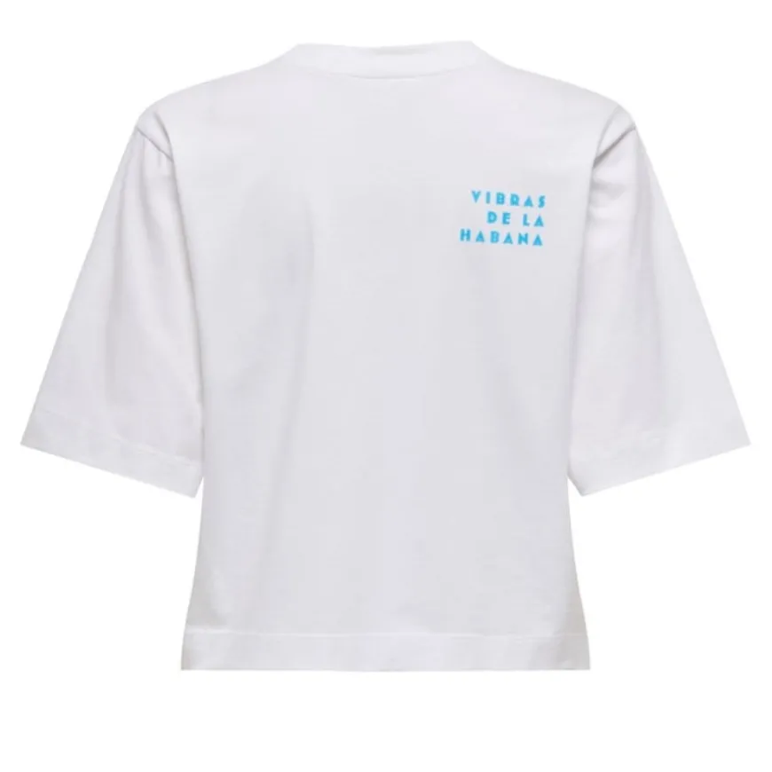 Camisetas manga corta Only Promotees Onlvega Life S S Vibe Top Box Pri Jrs