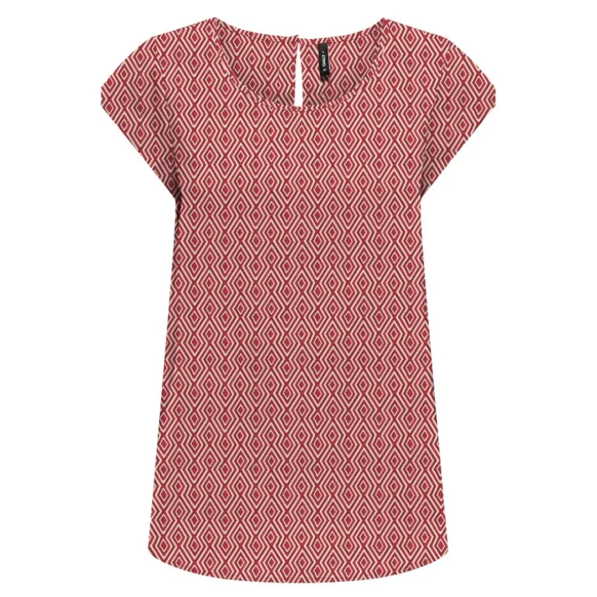 Camisetas manga corta Only Promotees Onlnova Life Vis S S Top Aop