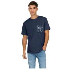 Camisetas manga corta Only & sons Onsperry Life Reg Leaf Ss Pockettee Noos
