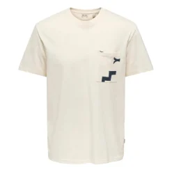 Camisetas manga corta Only & sons Onsperry Life Reg Leaf Ss Pockettee Noos