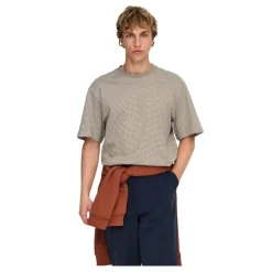 Camisetas manga corta Only & sons Onsfred Life Rlx Ss Stripe Tee Noos