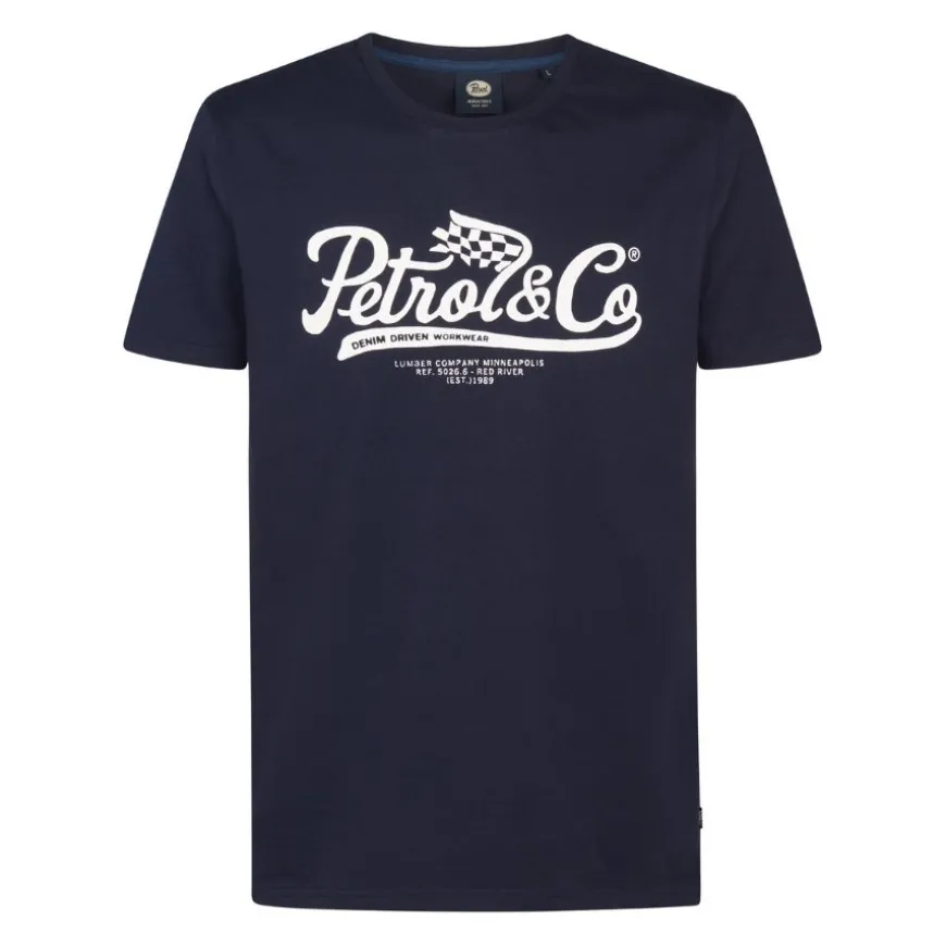 Camisetas manga corta Petrol M-3050-TSR133