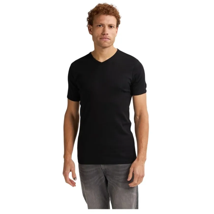 Camisetas manga corta Petrol T-Shirt SS V-Neck