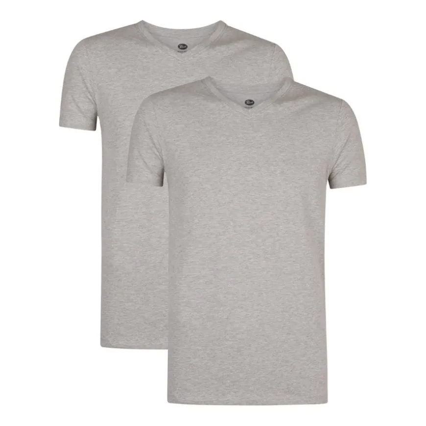 Camisetas manga corta Petrol Men Body Fit SS V-Neck - 2PACK