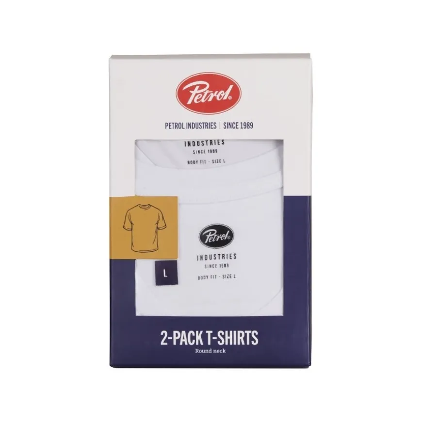 Camisetas manga corta Petrol Men Body Fit SS R-Neck - 2PACK