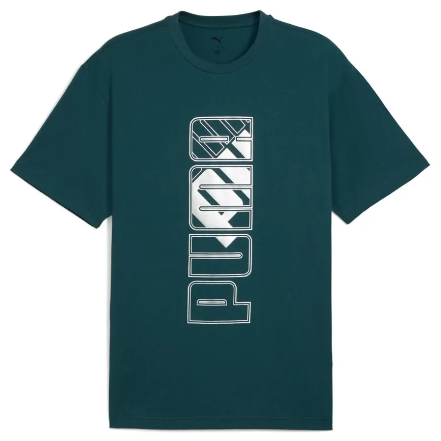 Camisetas manga corta Puma Maximal Metallic Relaxed Tee