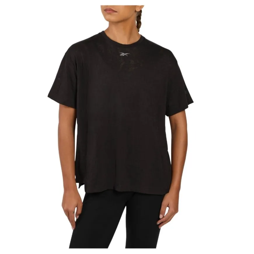 Camisetas manga corta Reebok Lux Fitness Training Burnout Tee