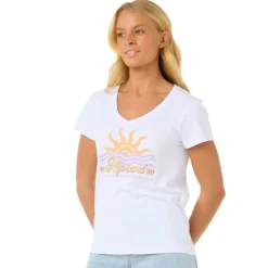 Camisetas manga corta Rip curl Cala V-Neck Tee