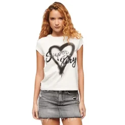 Camisetas manga corta Superdry Embellished Punk cap SLV Tee