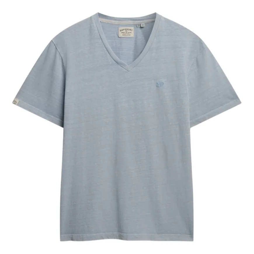 Camisetas manga corta Superdry Classic Cotton Linen Vee