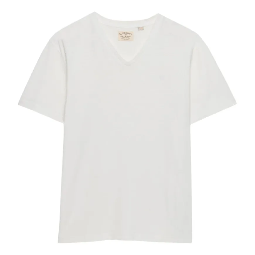 Camisetas manga corta Superdry Classic Cotton Linen Vee