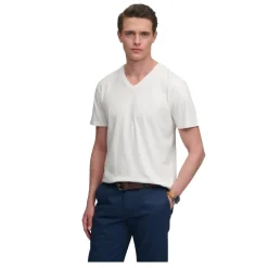 Camisetas manga corta Superdry Classic Cotton Linen Vee
