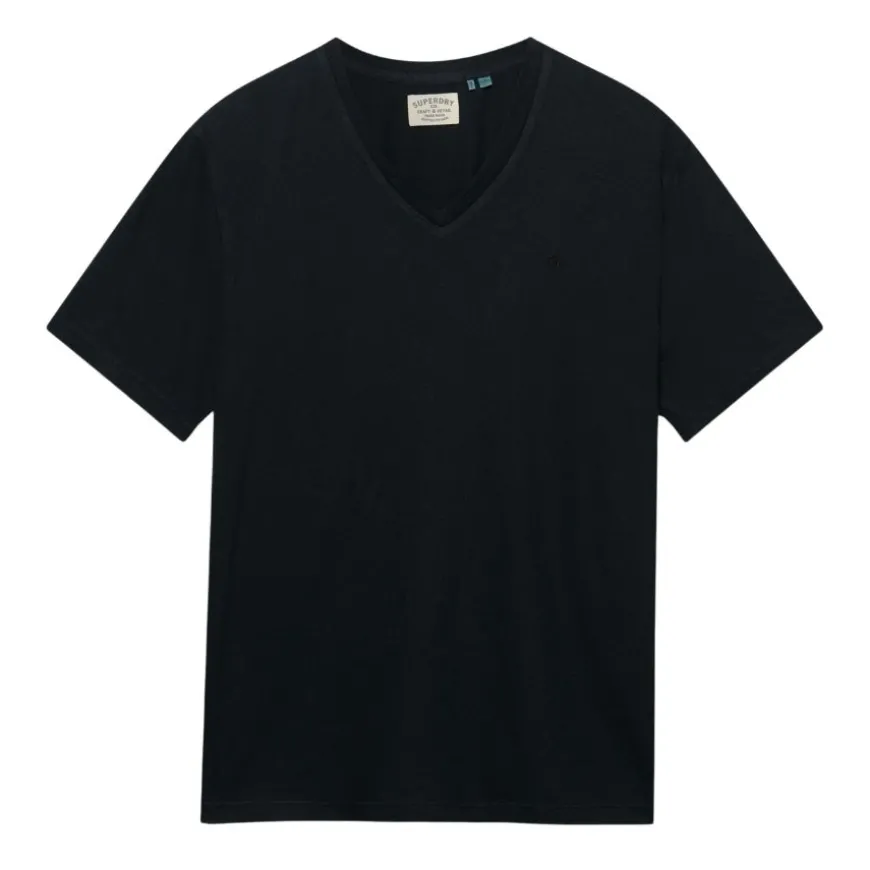 Camisetas manga corta Superdry Classic Cotton Linen Vee