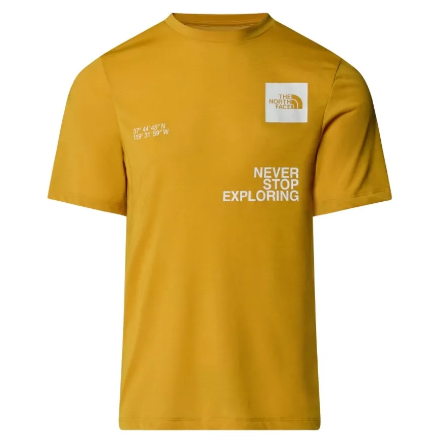 Camisetas manga corta The north face M Mountain Foundation Coordinates Tee