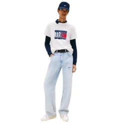 Camisetas manga corta Tommy jeans Tjm Slim Rwb Flag Tee Ext