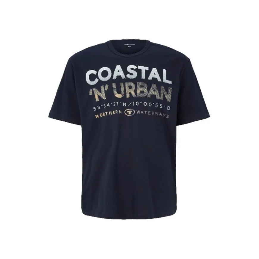 Camisetas manga corta Tom tailor plus Printed T-Shirt
