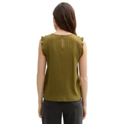 Camisetas manga corta Tom tailor Pointelle Top
